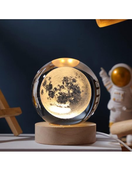 ST-5 LAMPARA ESFERA LUNA 6CM NL-089-6